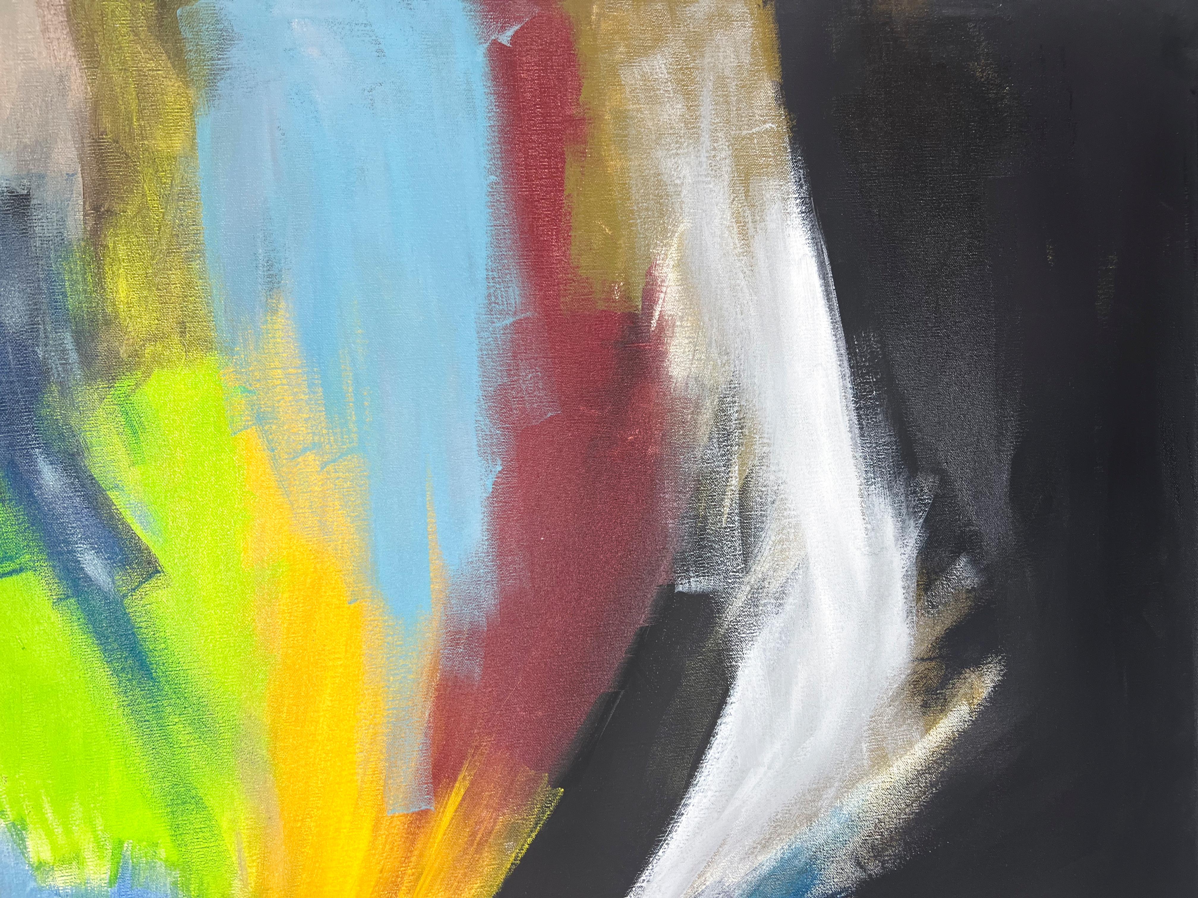 Signed Feminist LGBTQ+ Acrylic on Canvas Paintings - Profile Landscape 438.086 For Sale 1