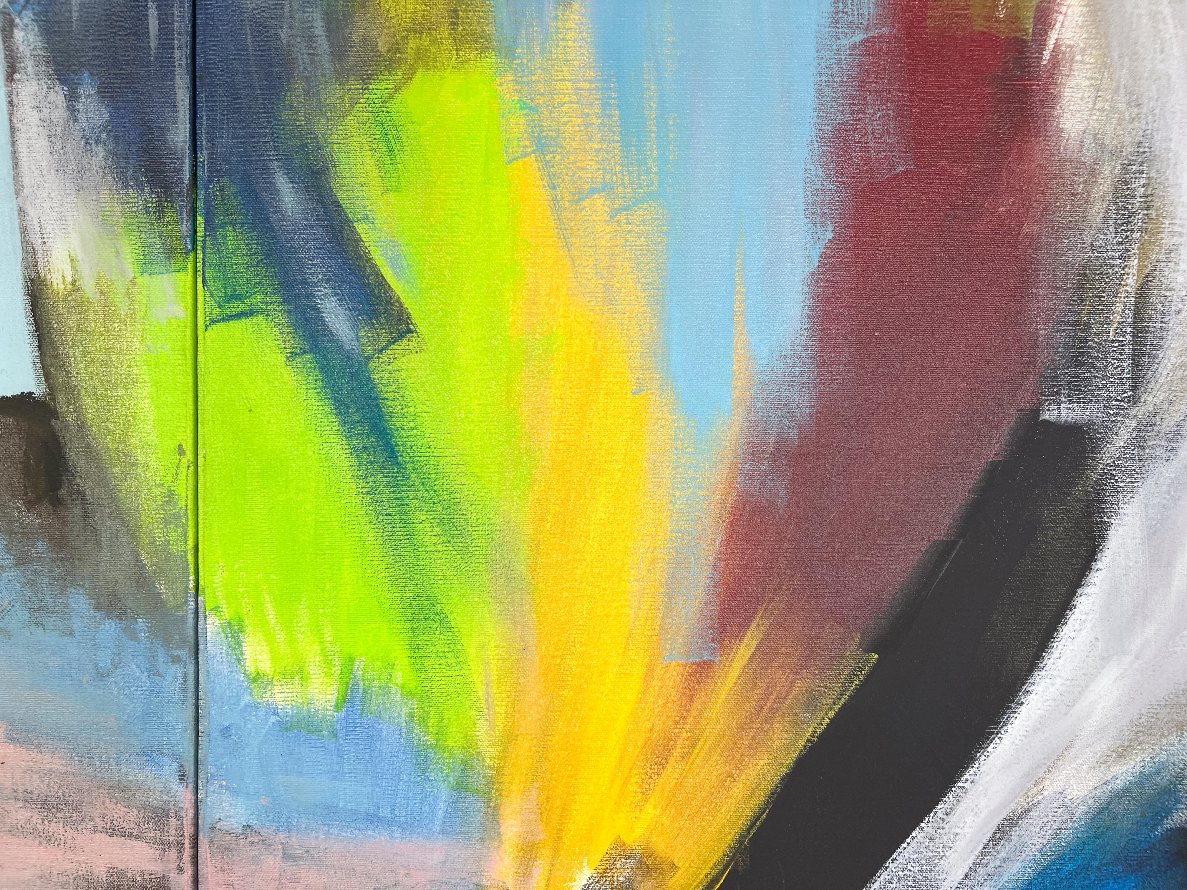 Signed Feminist LGBTQ+ Acrylic on Canvas Paintings - Profile Landscape 438.086 For Sale 3