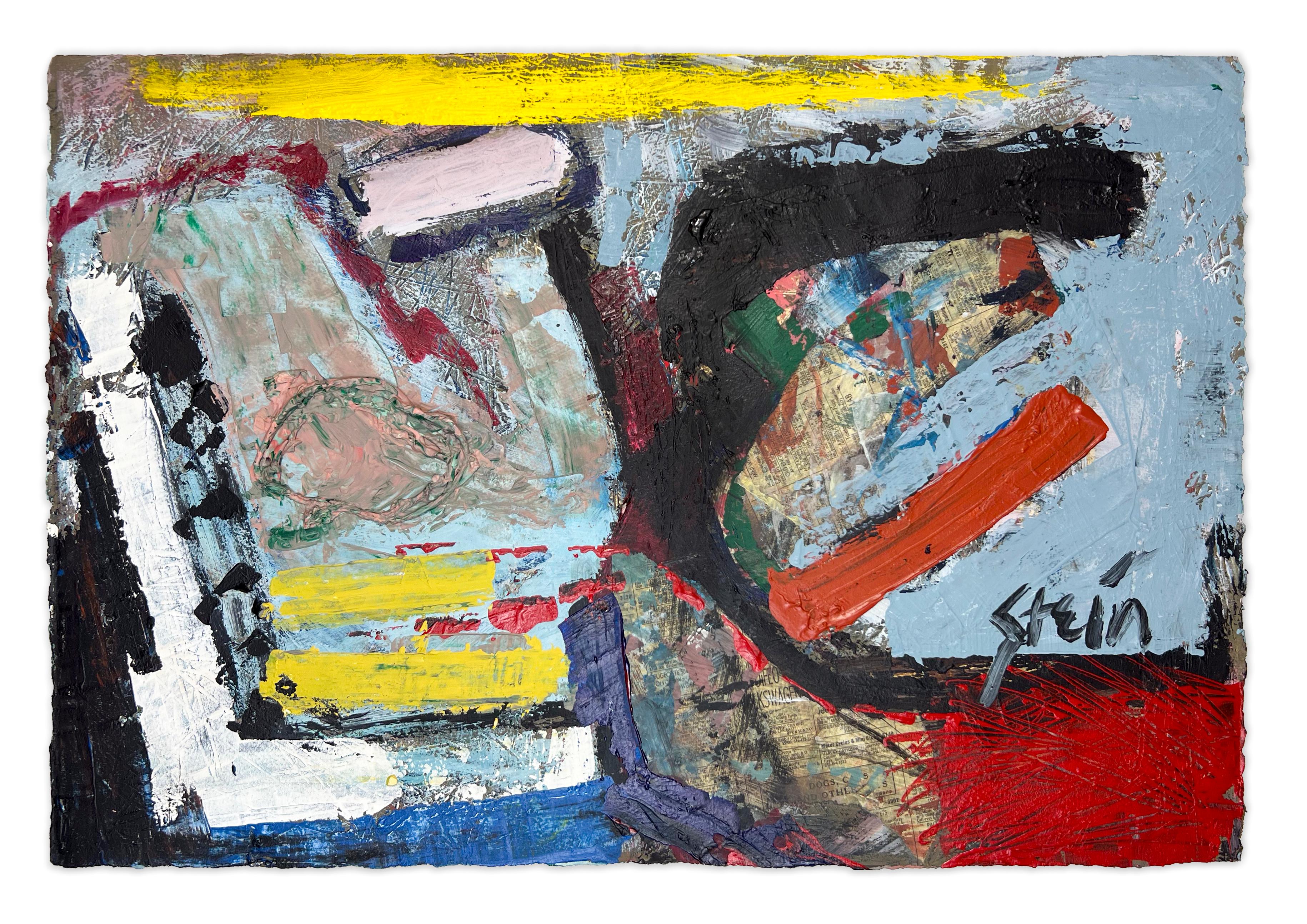 Signed Feminist LGBTQ+ Acrylic on Paper Colorful Painting - Missive 343.005