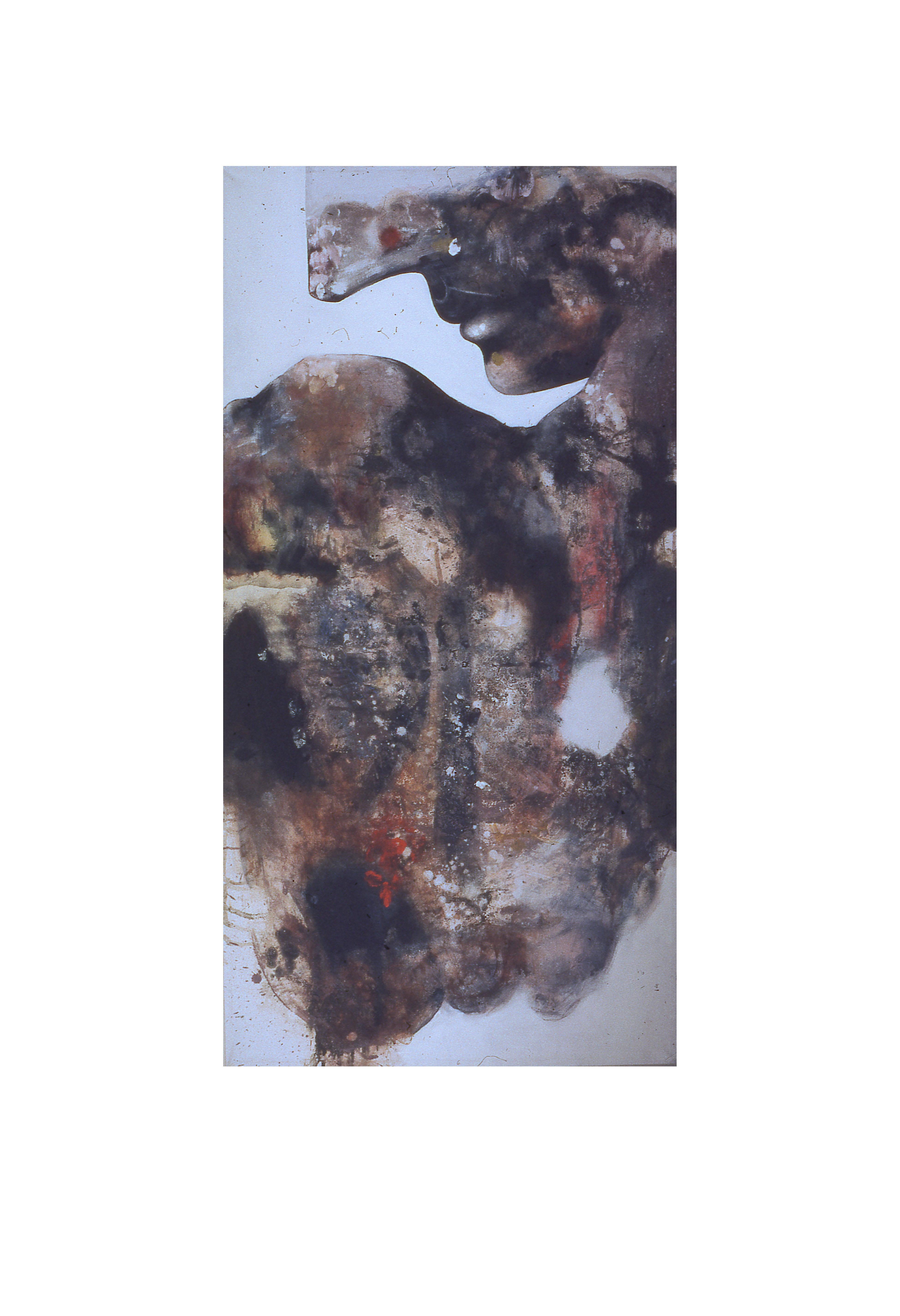 Figurative Print de Linda Stein - Debajo de los Ojos 1062 - Edición Limitada y Firmada LGBTQ+ Impresión Contemporánea de Arte Fino