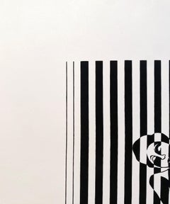 Black and White Signed Etching Limited Edition Fine Art Print - Protection 430