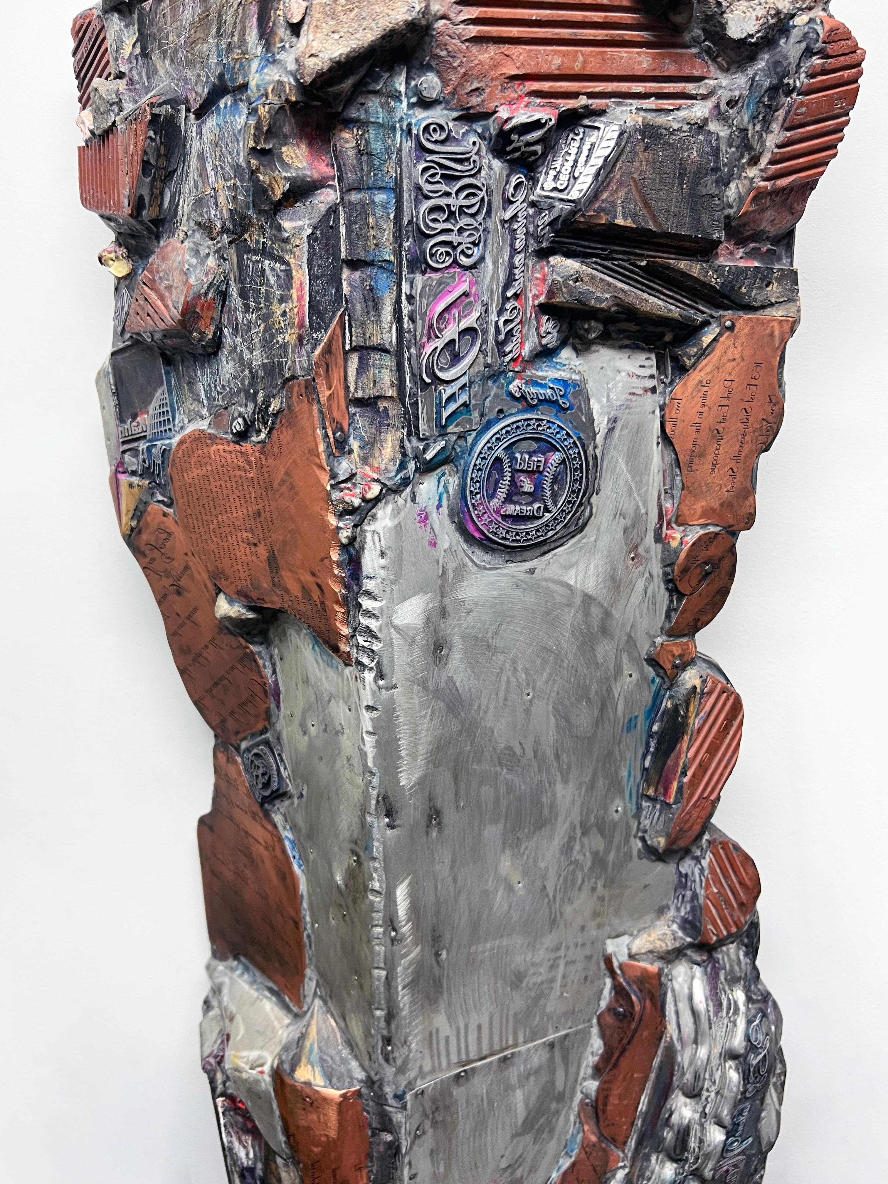 Amerikanische Contemporary Mixed Media Sculpture - Linda Stein, Knight of Dreams 531 im Angebot 6