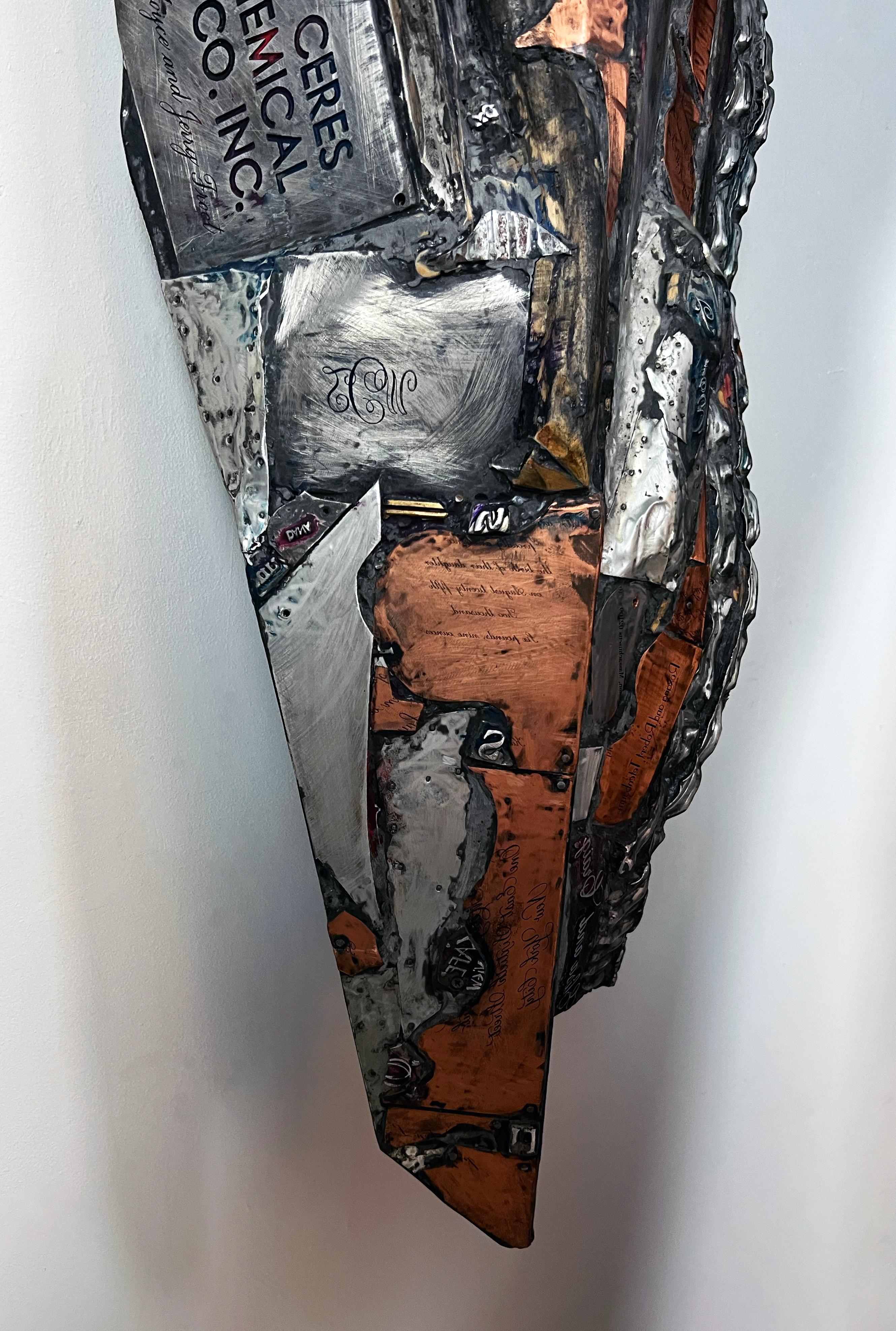 American Contemporary Mixed Media Sculpture - Linda Stein, Knight of Dreams 531 For Sale 8