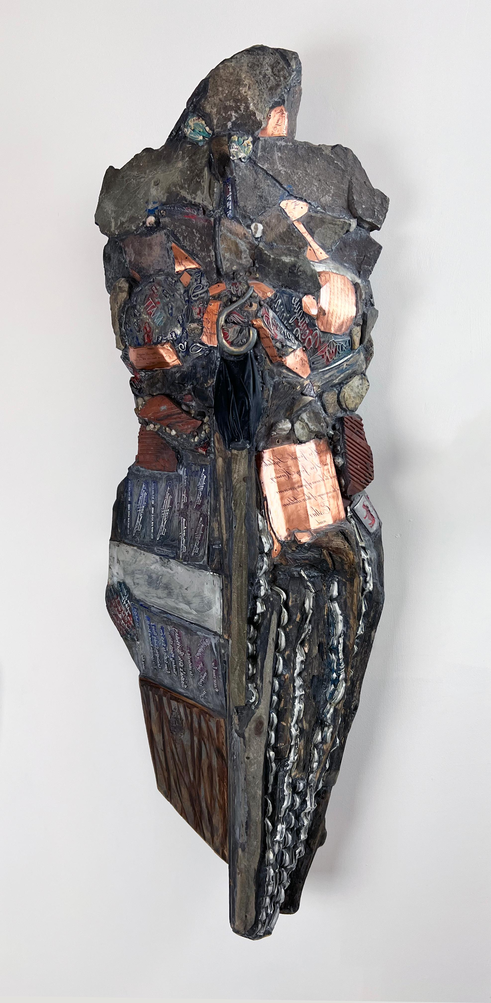 Escultura contemporánea americana en técnica mixta - Linda Stein, Caballero de la Promesa 558