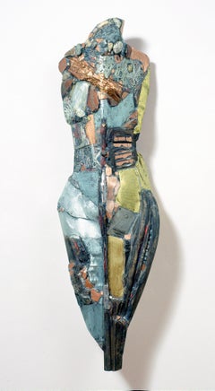 American Contemporary Mixed Media Sculpture  Linda Stein, Knight of Tomorrow 542