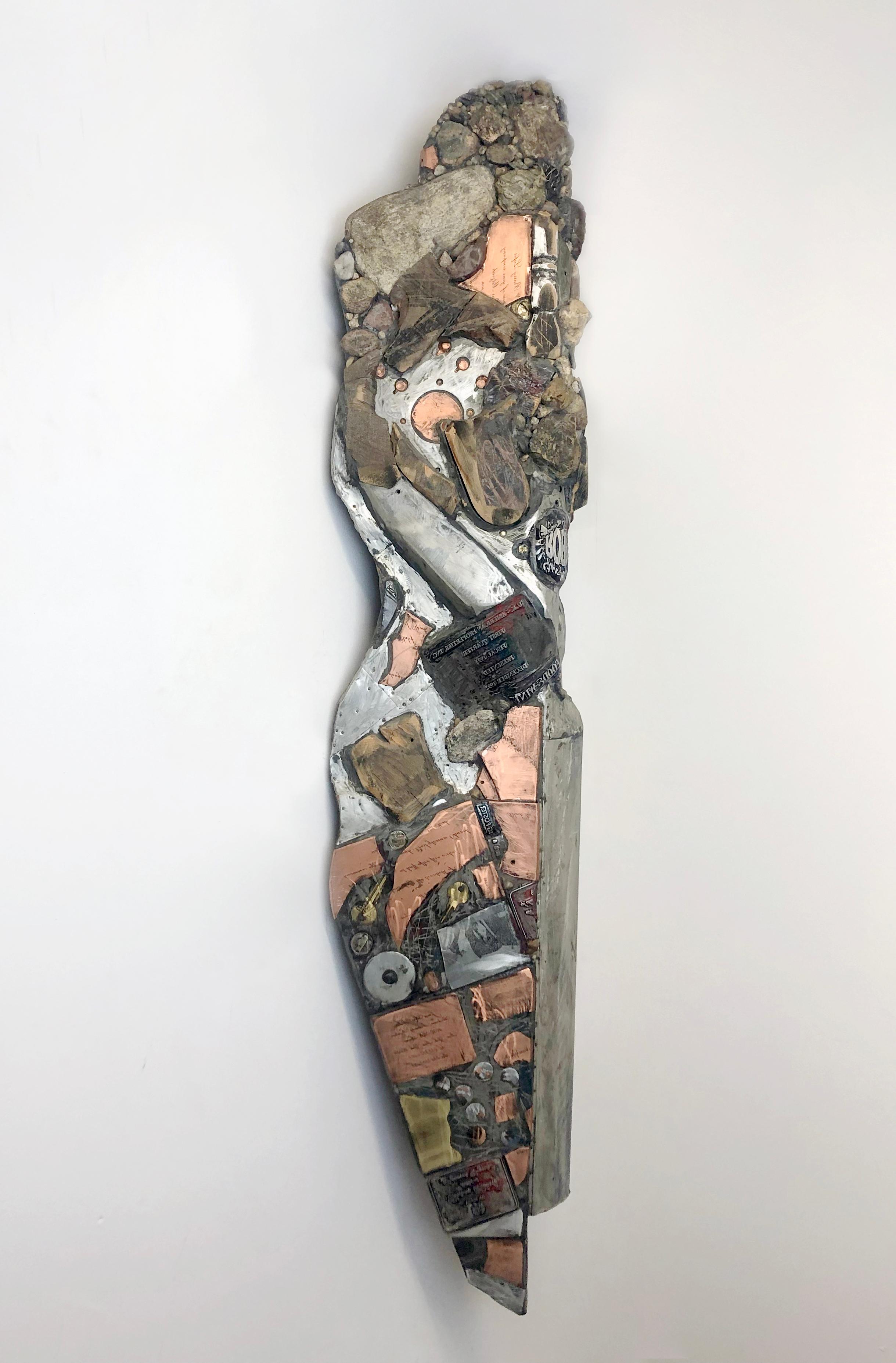 American Contemporary Mixed Media Sculpture - Linda Stein, Knight of Triumph 530 For Sale 1
