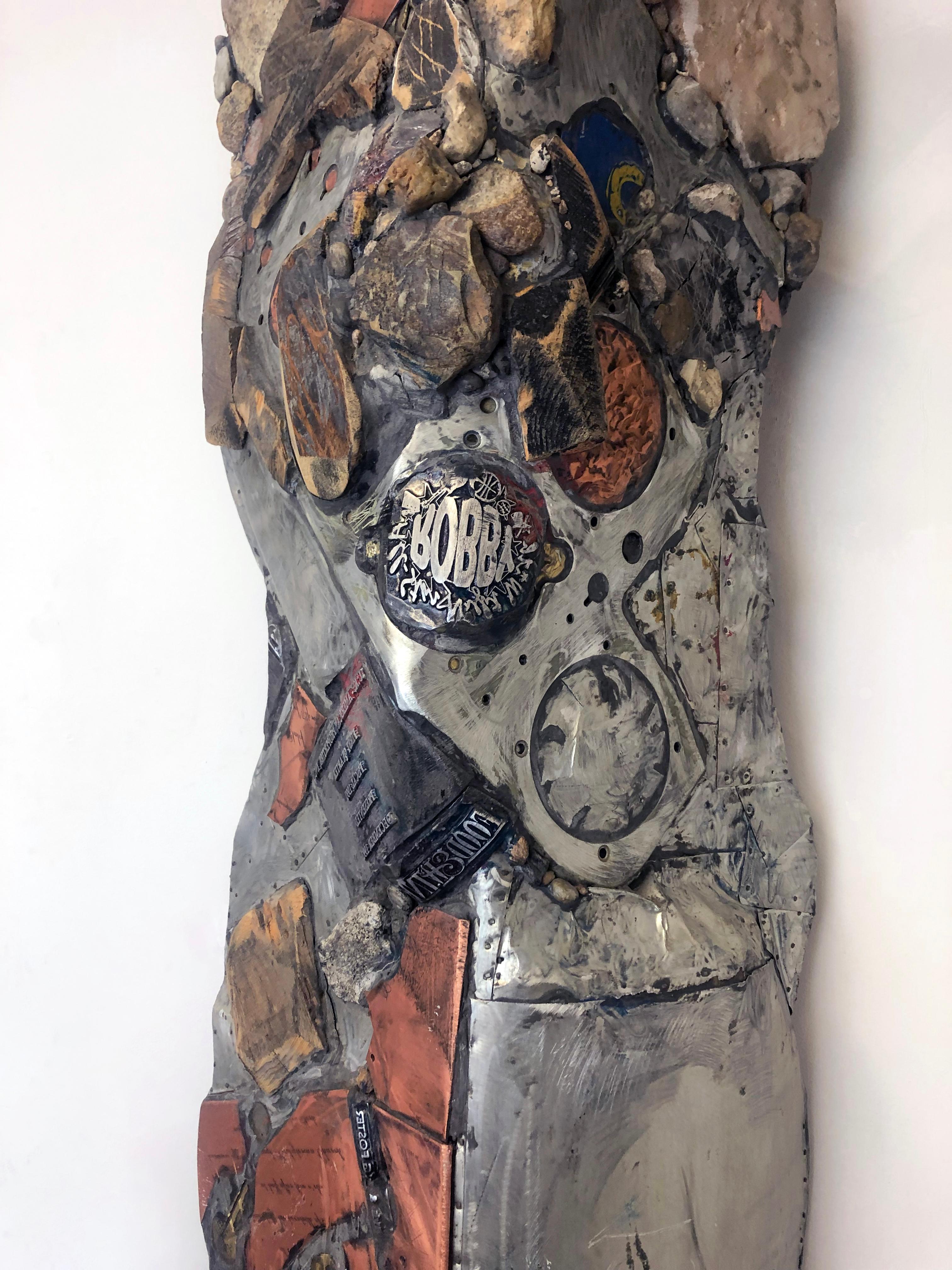 American Contemporary Mixed Media Sculpture - Linda Stein, Knight of Triumph 530 For Sale 3