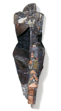 Escultura contemporánea americana de técnica mixta - Linda Stein, Caballero de los Deseos 557
