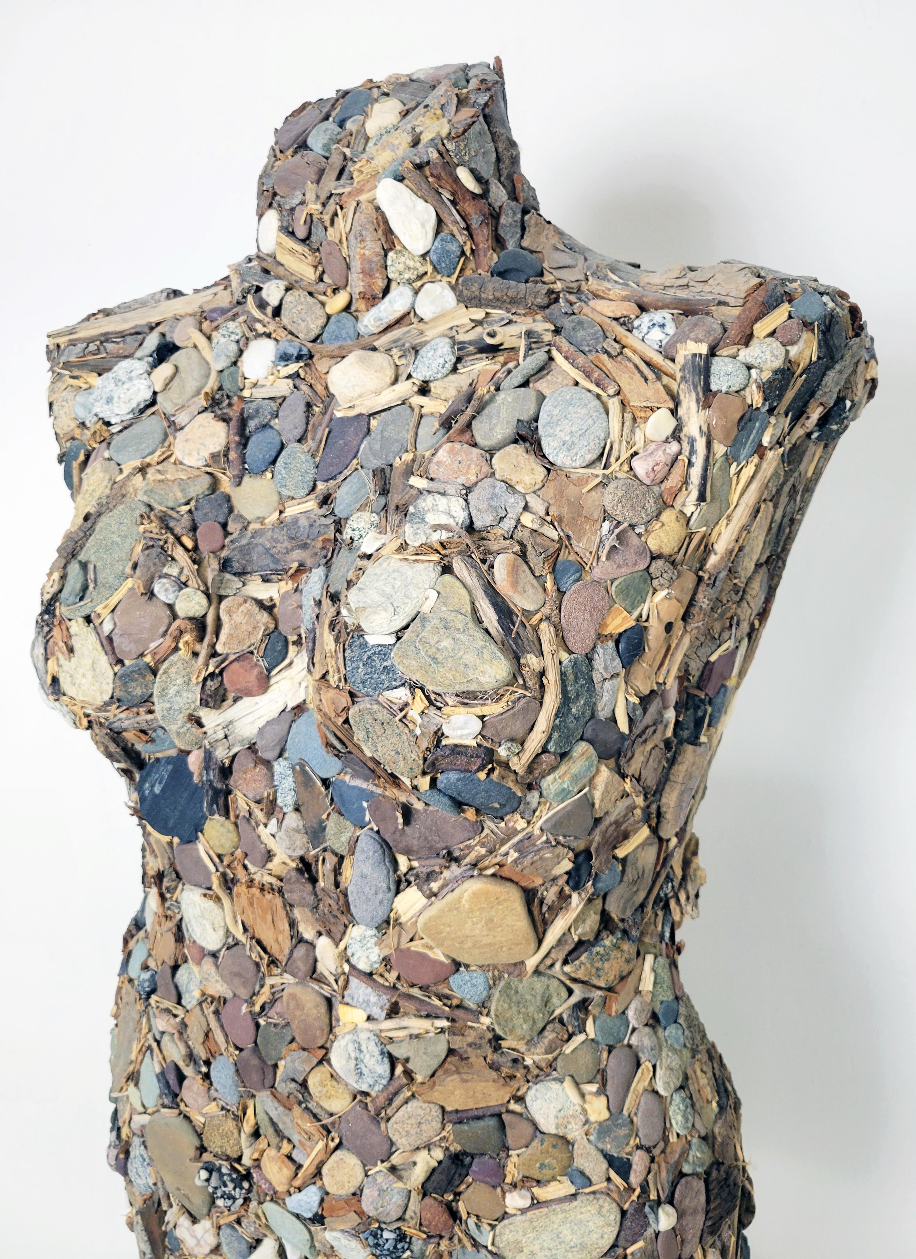 Linda Stein, Bâtons et pierres 711- Sculpture contemporaine en techniques mixtes  en vente 4