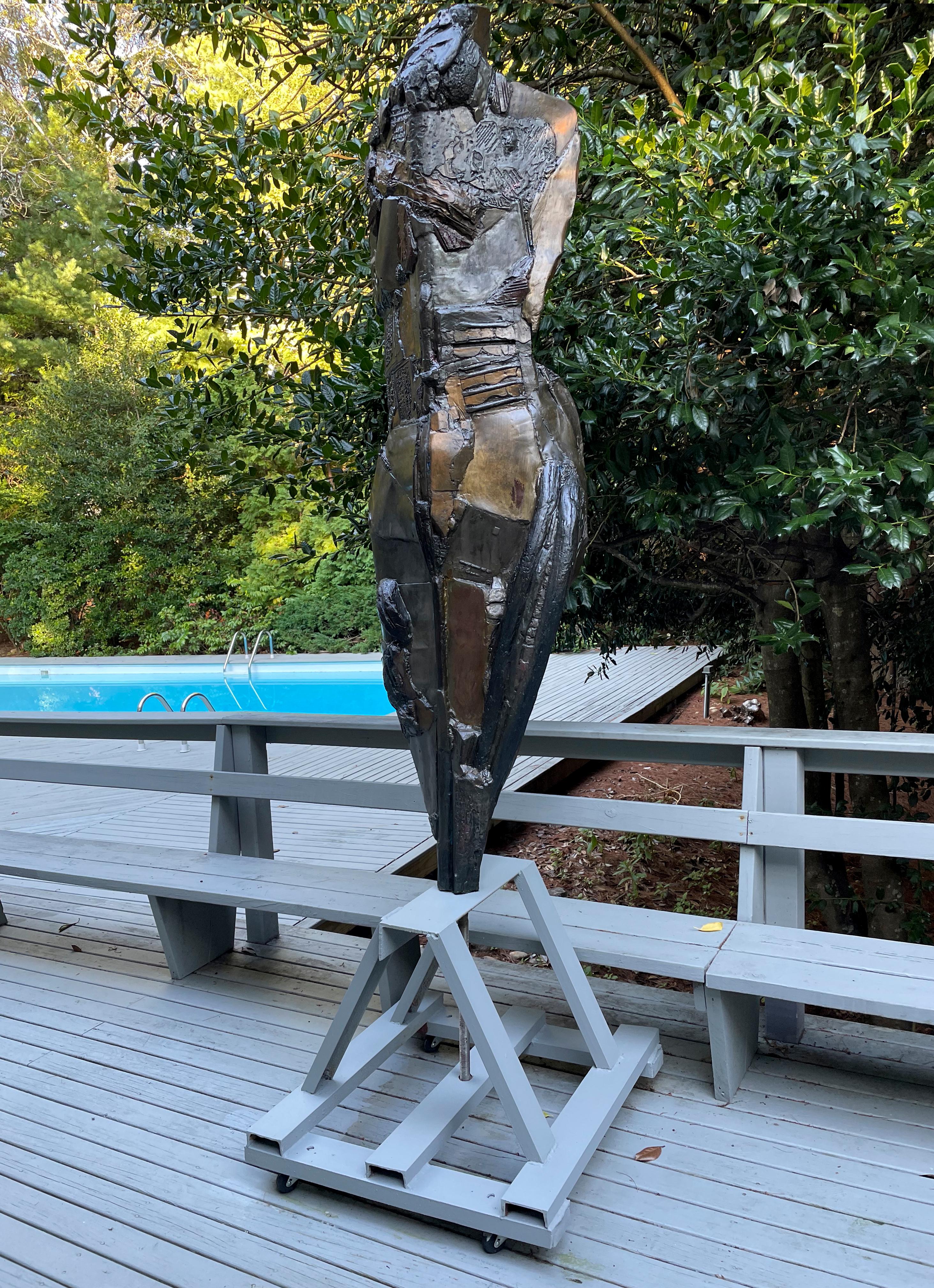 Knight of Tomorrow 630, Linda Stein - Contemporary Bronze Sculpture

Linda Stein started her Knights of Protection series after she was forced to evacuate her New York downtown studio for a year post-9/11. Stein’s Knights function both as defenders