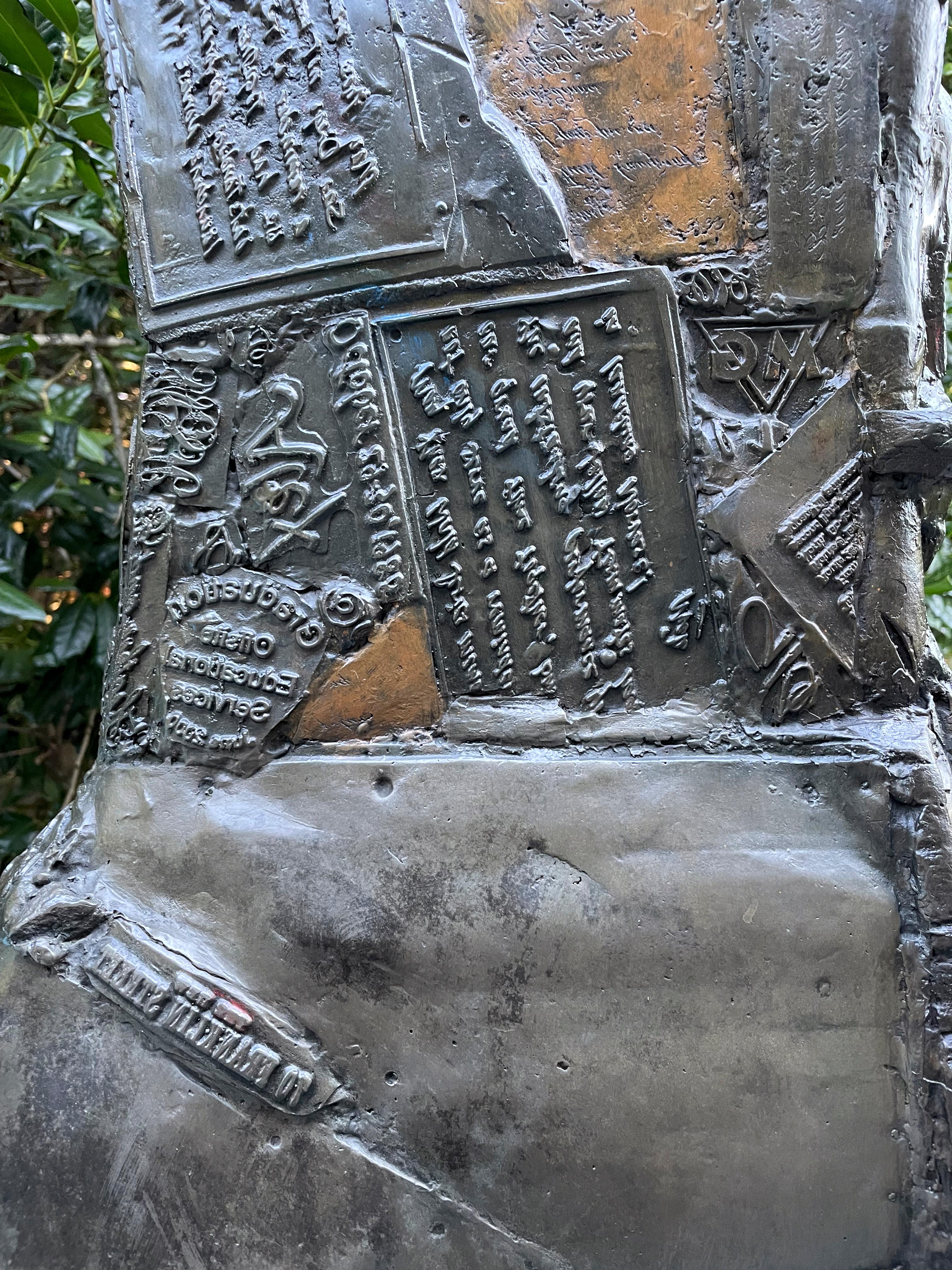 American Feminist Bronze Abstract Sculpture - Knight of Tomorrow 630 For Sale 5