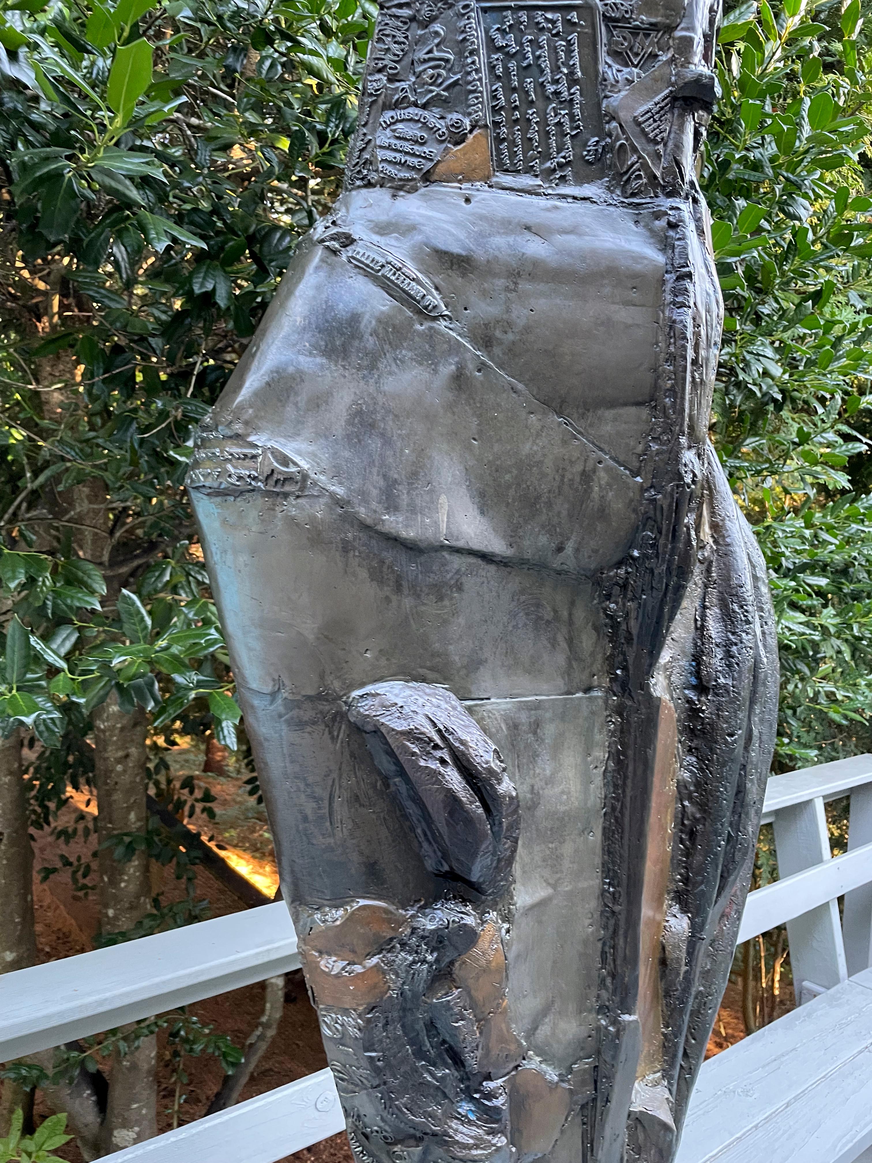 American Feminist Bronze Abstract Sculpture - Knight of Tomorrow 630 For Sale 6