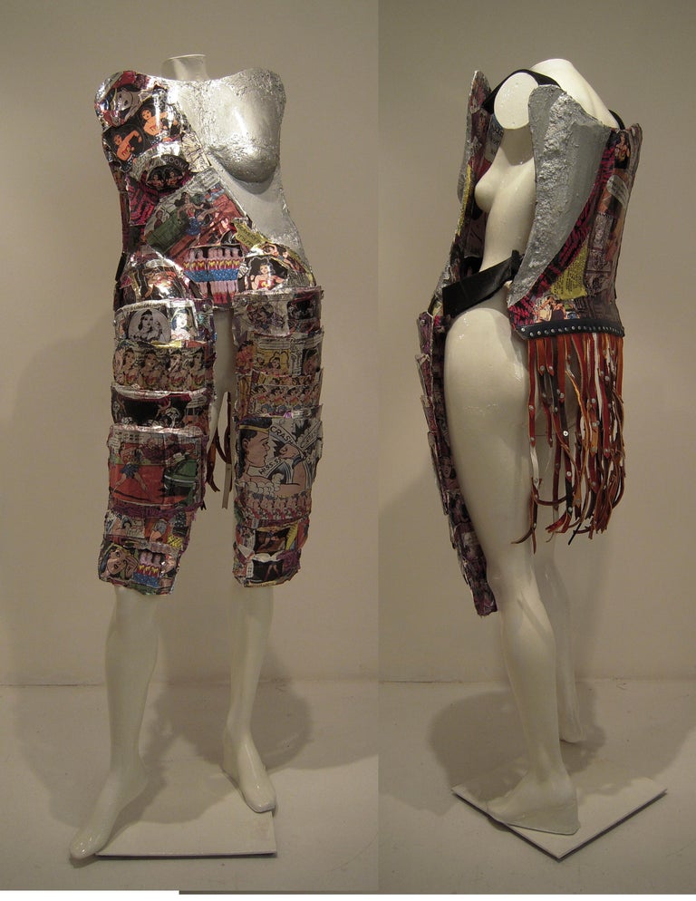 Linda Stein - Arrow Knight 670 - Contemporary Mixed Media Art Wearable ...