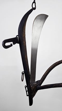 Blades 228 - Mixed Media Metal Wood Contemporary Art Museum Wall Sculpture