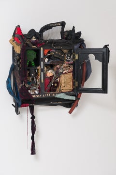 Linda Stein, Brought/Left Behind 856 - Contemporary Art Mixed Media Sculpture