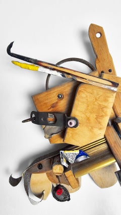 Complaisance 138 - Mixed Media Assemblage Contemporary Art Wall Sculpture