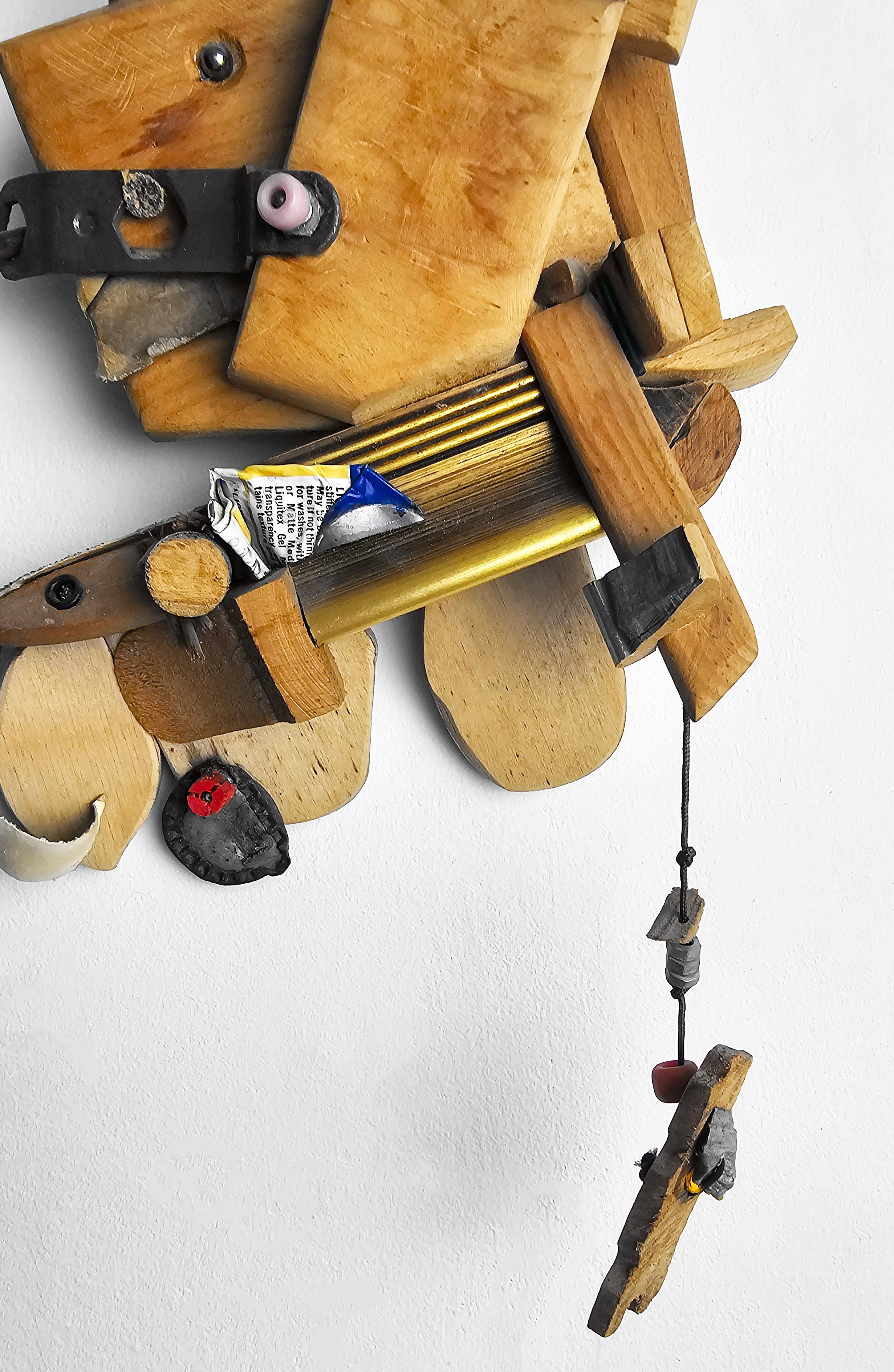 Complaisance 138 - Mixed Media Assemblage Contemporary Art Wall Sculpture For Sale 2