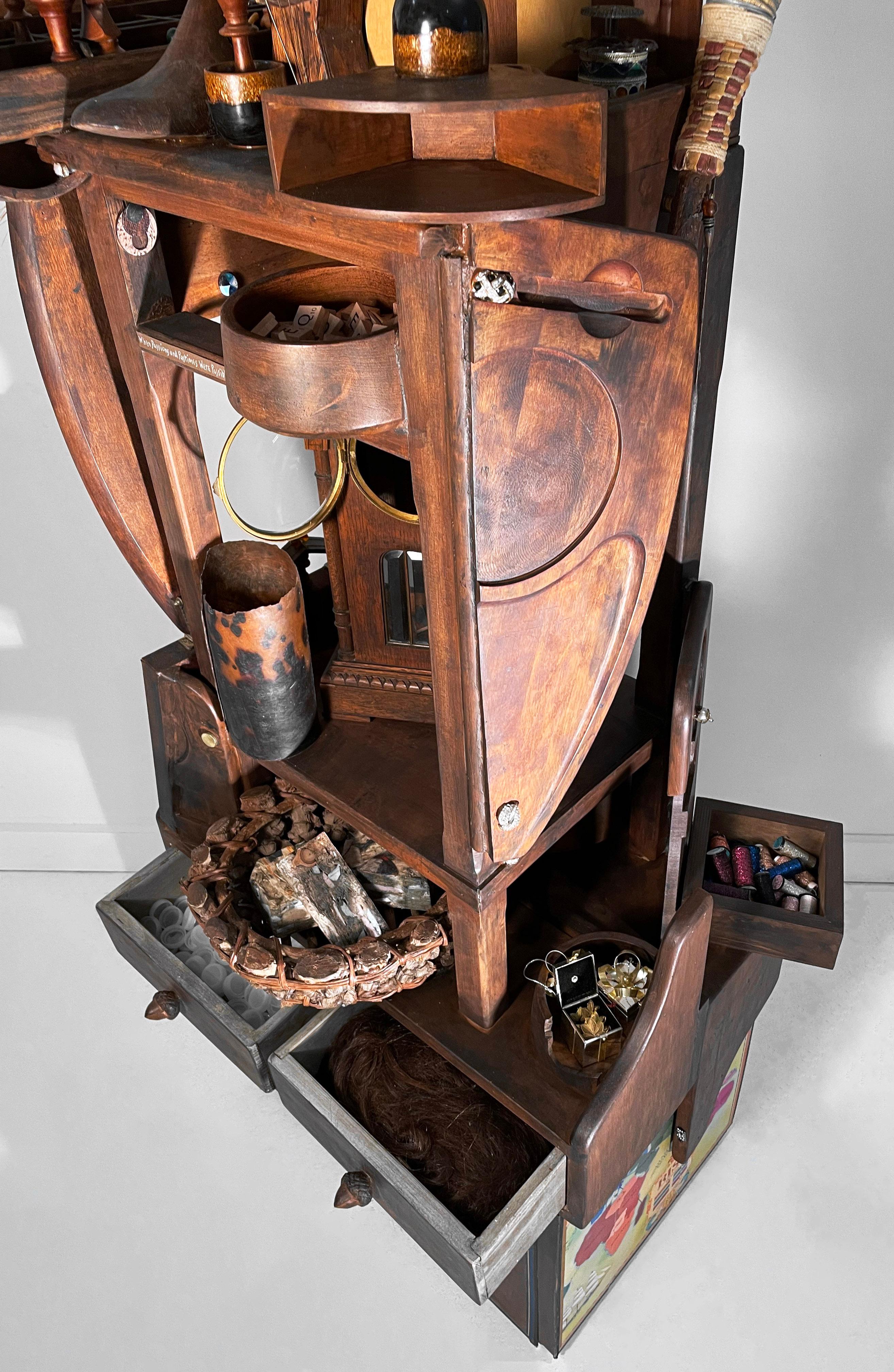 Escultura contemporánea en técnica mixta Cuando las pasiones y los pasatiempos eran posibles 1274 en venta 11