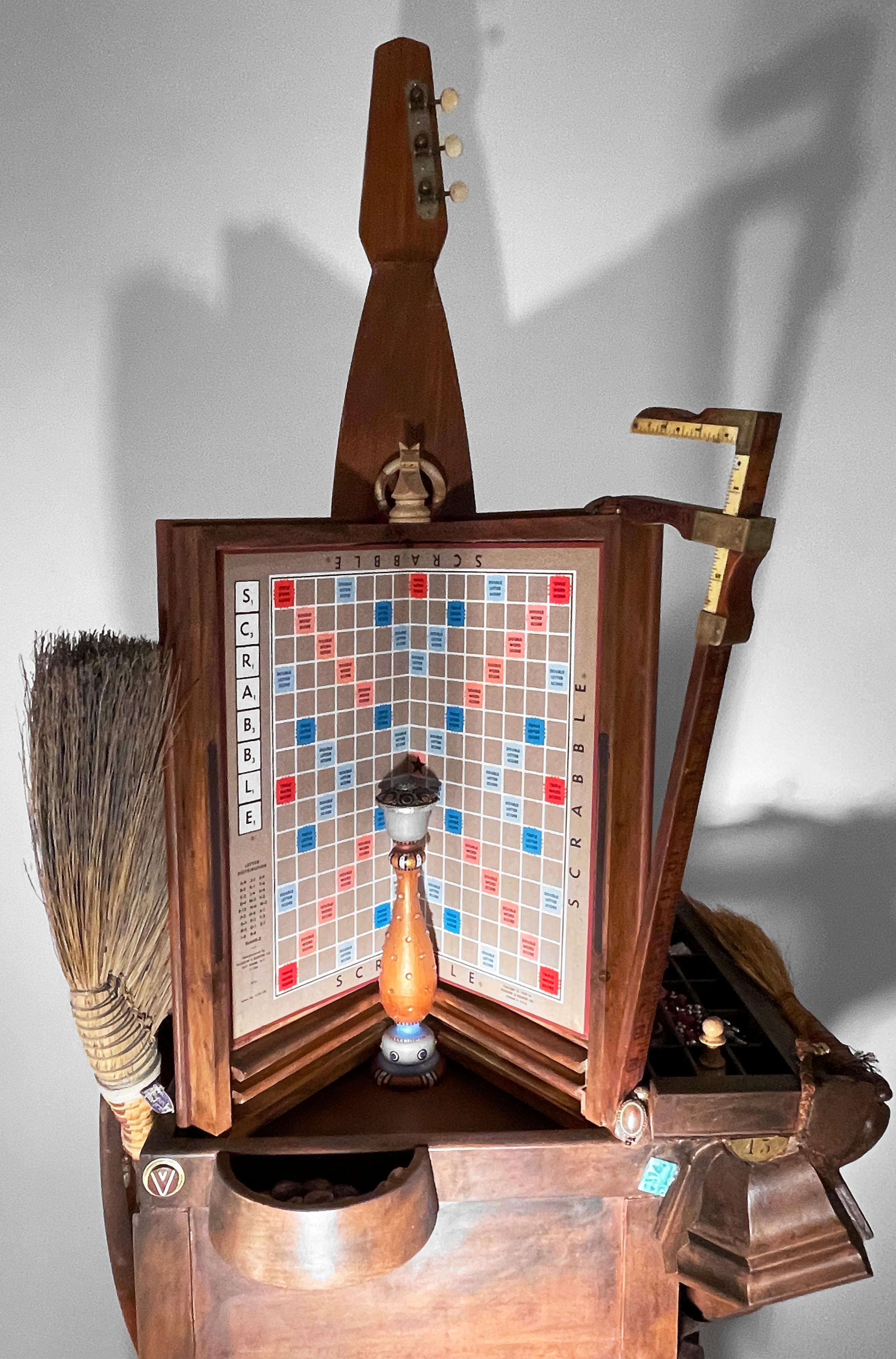 Escultura contemporánea en técnica mixta Cuando las pasiones y los pasatiempos eran posibles 1274 en venta 1