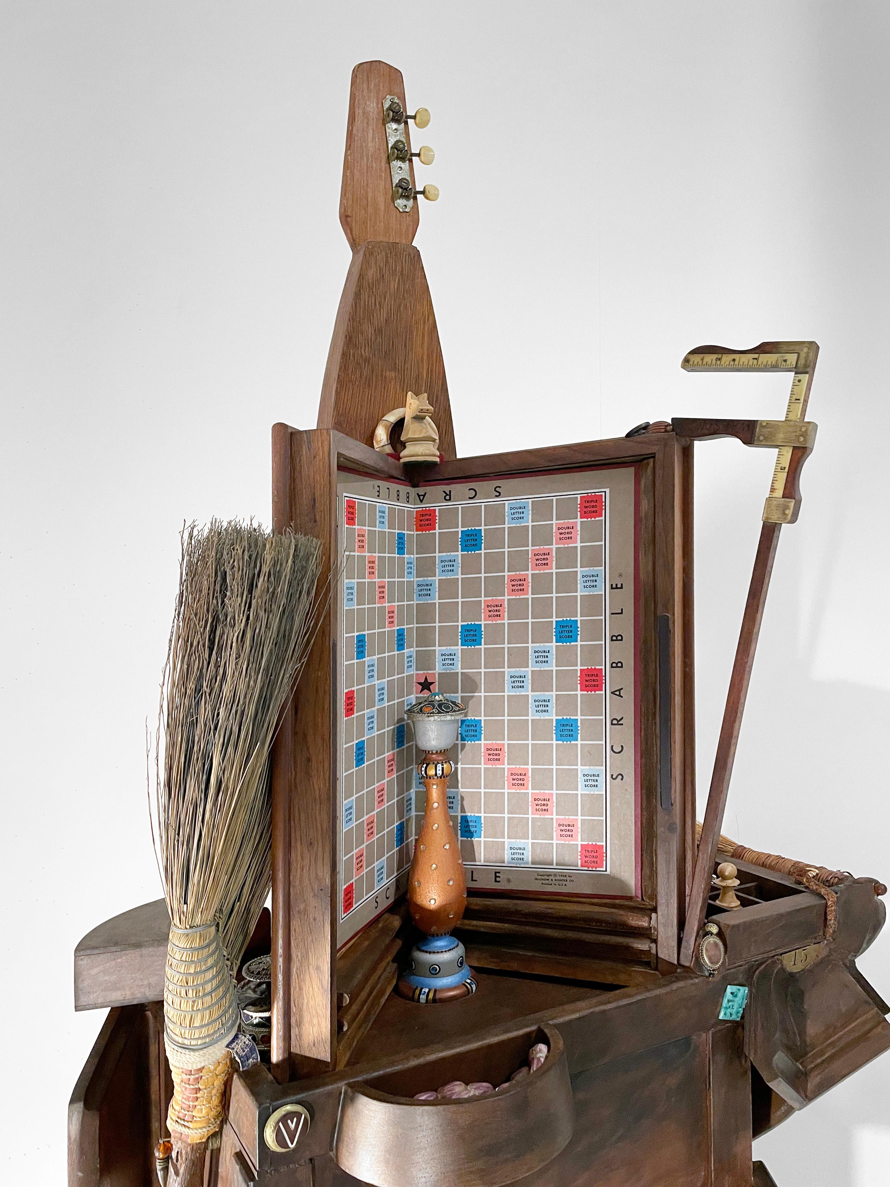 Escultura contemporánea en técnica mixta Cuando las pasiones y los pasatiempos eran posibles 1274 en venta 2