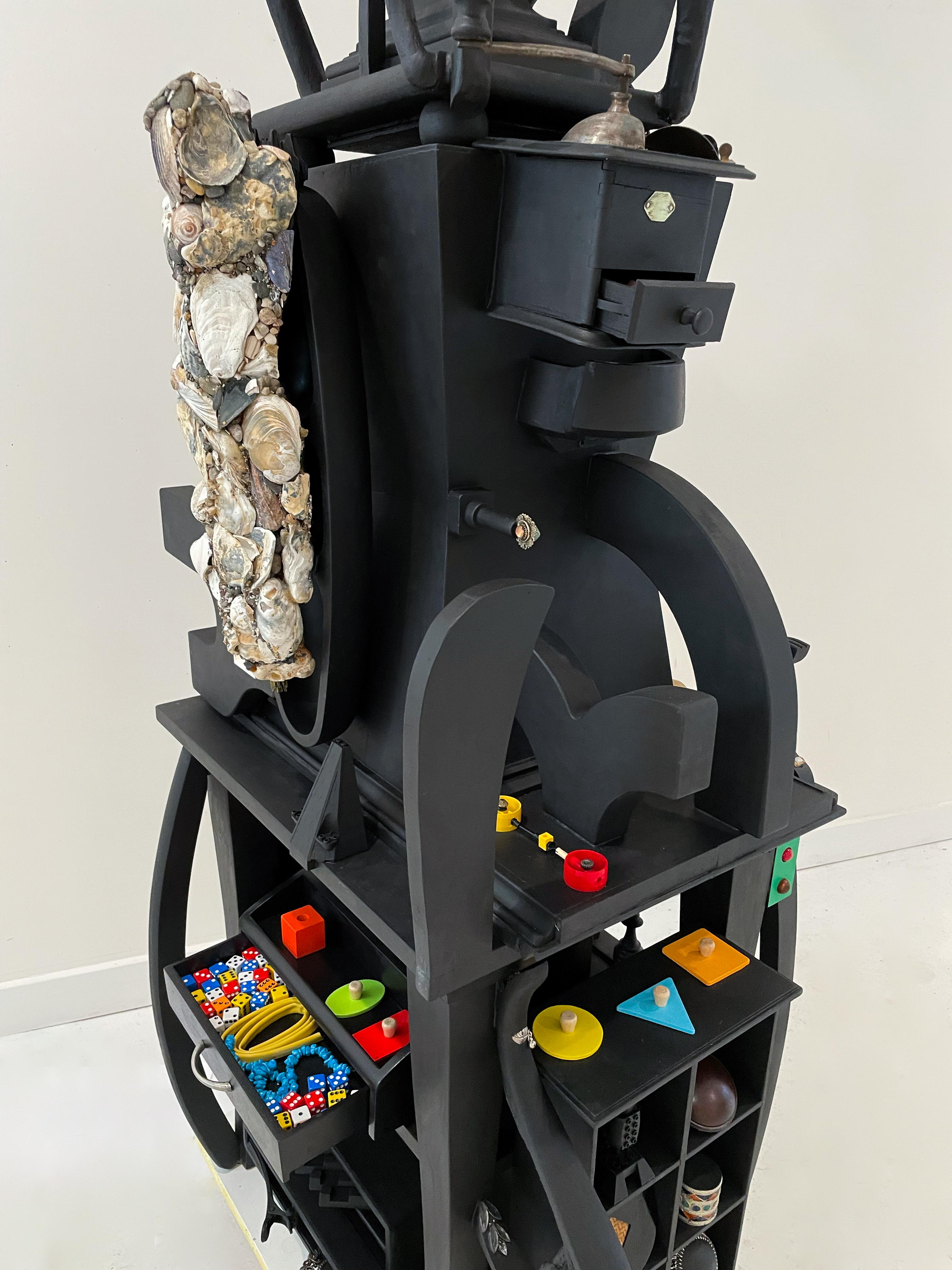 Contemporary Mixed Media Wunderkammer Sculpture Stories from Home 1287 For Sale 8