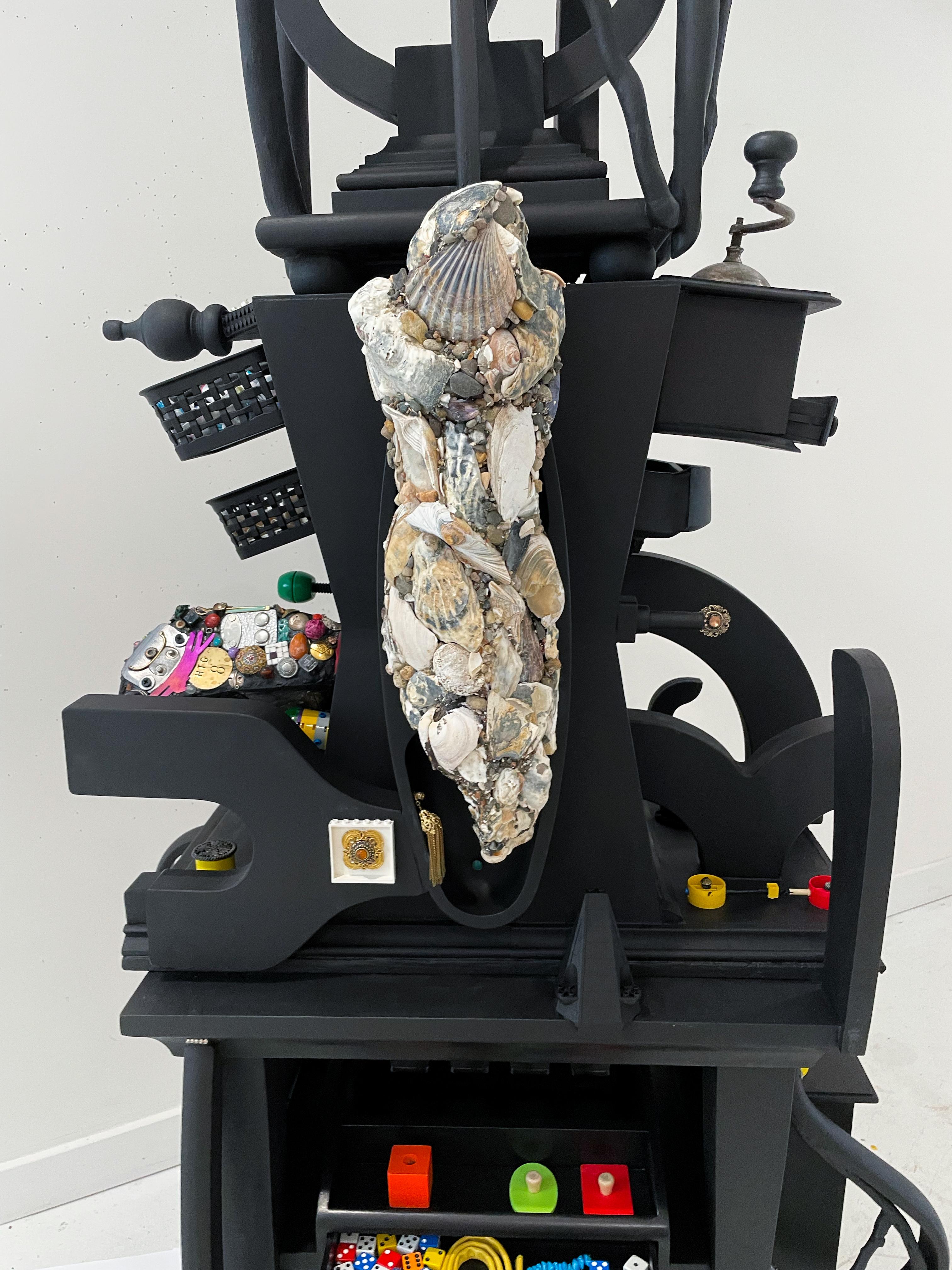 Linda Stein, Stories from Home 1287 - Contemporary Art Mixed Media Wunderkammer Sculpture

This work from Linda Stein's Displacement From Home series draws from the tradition of wunderkammer/cabinets of curiosities to highlight the global