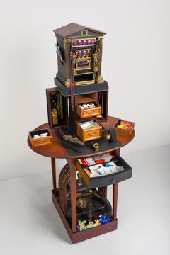 Gaming Journey 1060 - Cabinet of Curiosities Wunderkammer Contemporary Sculpture