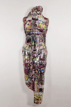 Justice for All 698 - Contemporary Mixed Media Sculpture