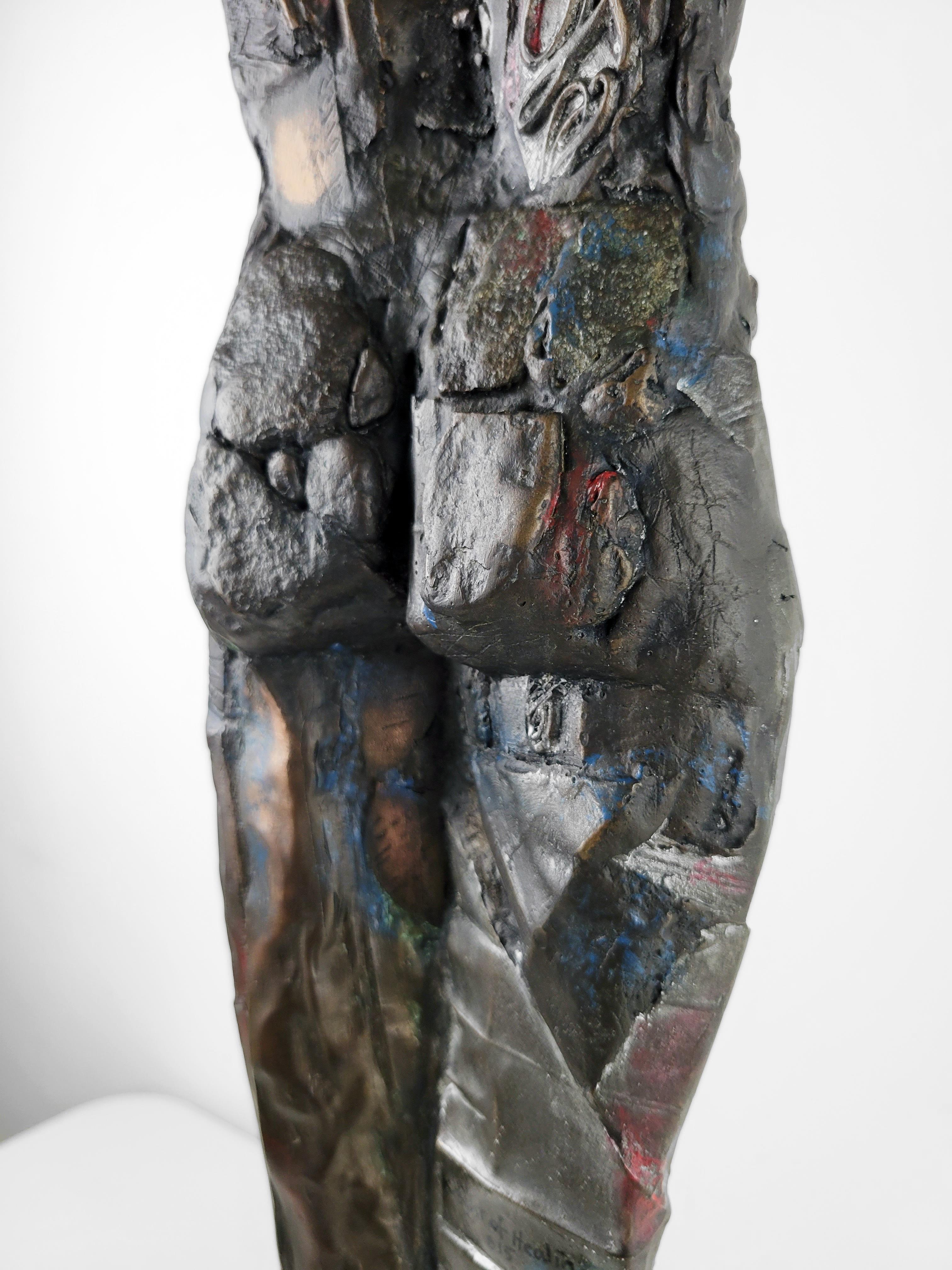 Linda Stein, Cavaliere della Guarigione 615 - Scultura in bronzo d'arte contemporanea Edizione in vendita 9