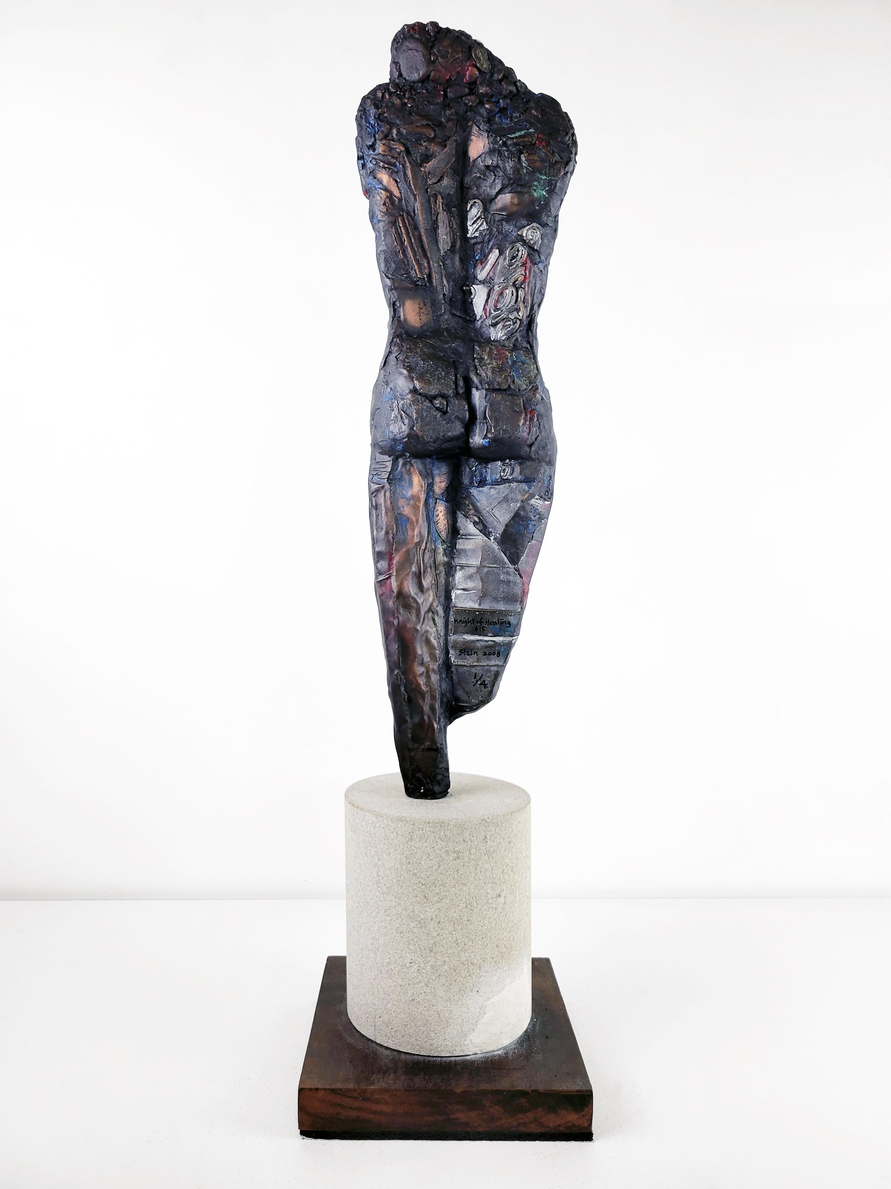 Linda Stein, Cavaliere della Guarigione 615 - Scultura in bronzo d'arte contemporanea Edizione in vendita 2
