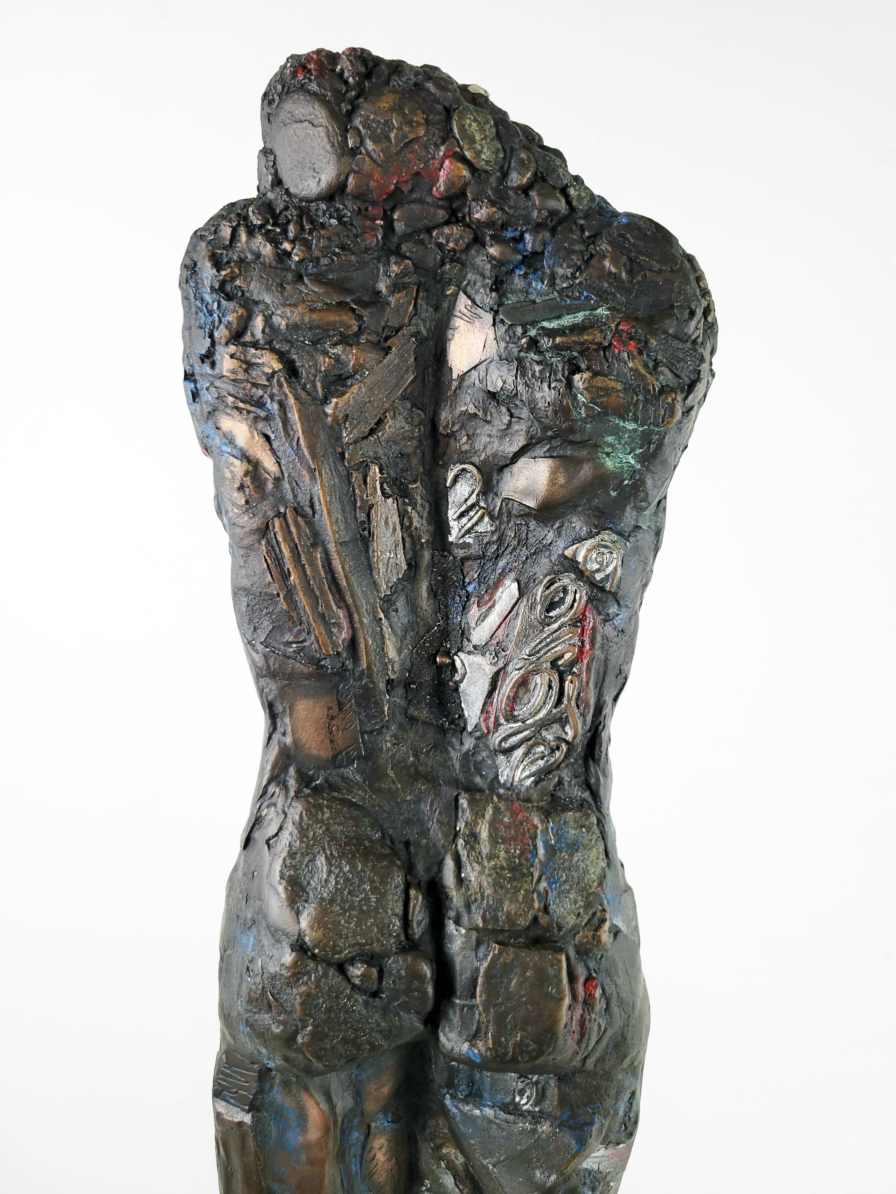 Linda Stein, Cavaliere della Guarigione 615 - Scultura in bronzo d'arte contemporanea Edizione in vendita 8