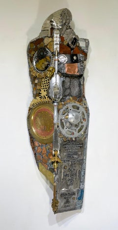 Linda Stein, Chevalier du Nouveau Départ 1294 - Sculpture contemporaine en techniques mixtes