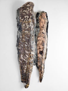 Linda Stein, Knight Reflection 636 - Contemporary Art Ceramic Wall Sculpture