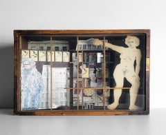 Linda Stein, Manhattan Outreach 005 - Mixed Media Contemporary Wall Sculpture