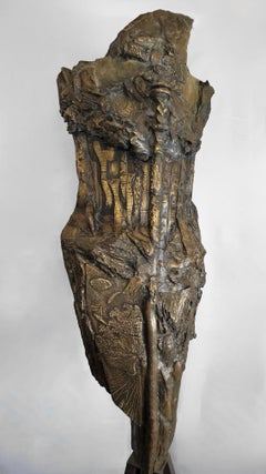 Linda Stein, River Knight 617 - Contemporary Bronze Indoor or Outdoor Sculpture