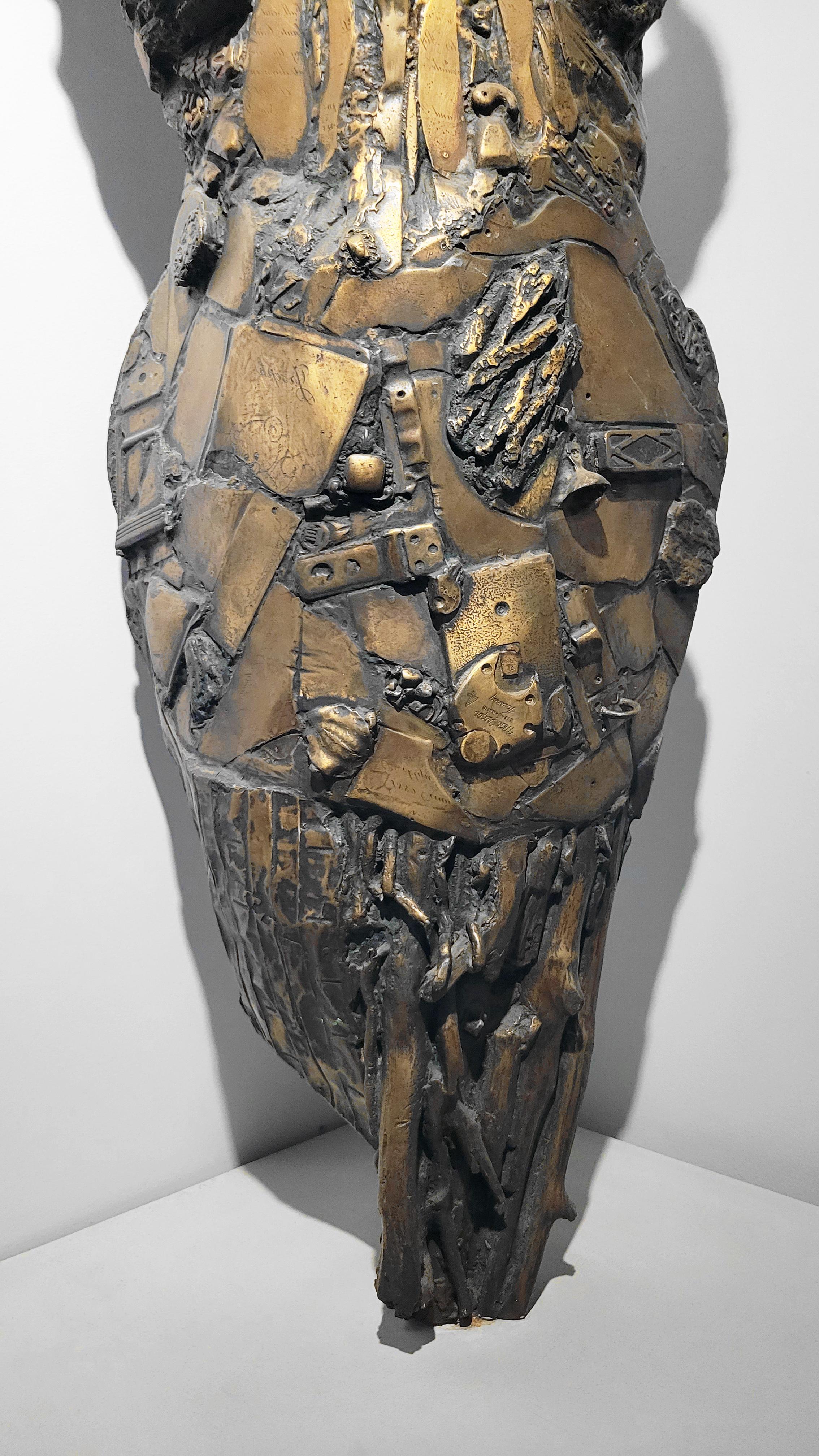 Linda Stein, Shaman 635 - Contemporary Bronze Indoor or Outdoor Sculpture For Sale 3