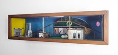 Linda Stein, Starting from Canal Street 008 - Mixed Media Collage Wall Sculpture