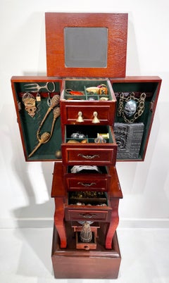 Vintage Moments 1130  - Cabinet of Curiosities, Wunderkammer, Contemporary Art Sculpture