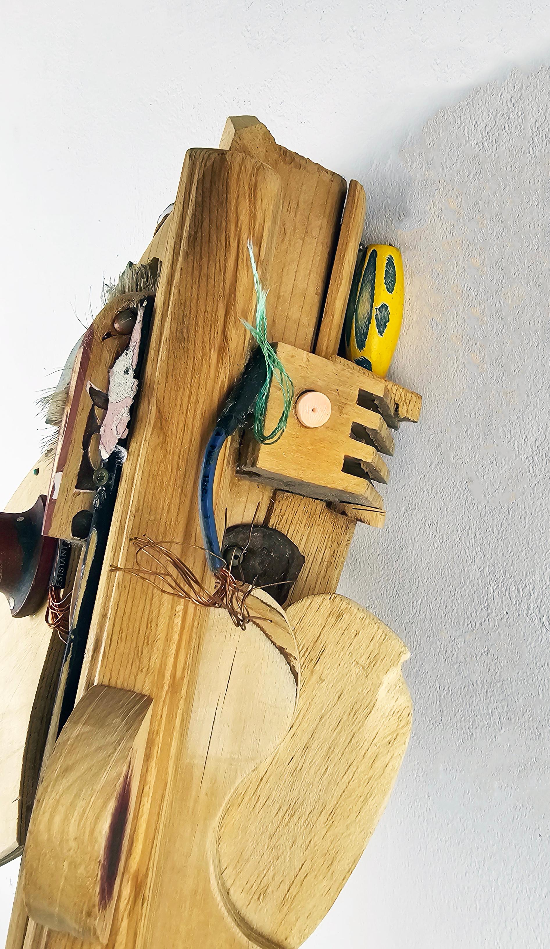 Linda Stein, Pacer 142 - Scultura da parete d'arte contemporanea con assemblaggio a media mista

Pacer 142 fa parte della serie Brush Assemblage dell'artista Linda Stein, che combina oggetti trovati, tra cui pennelli, per formare sculture da