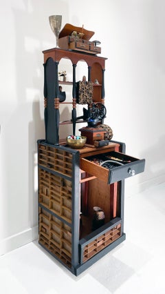 Safeguarding Stories 1132  - Cabinet of Curiosities, Wunderkammer Sculpture
