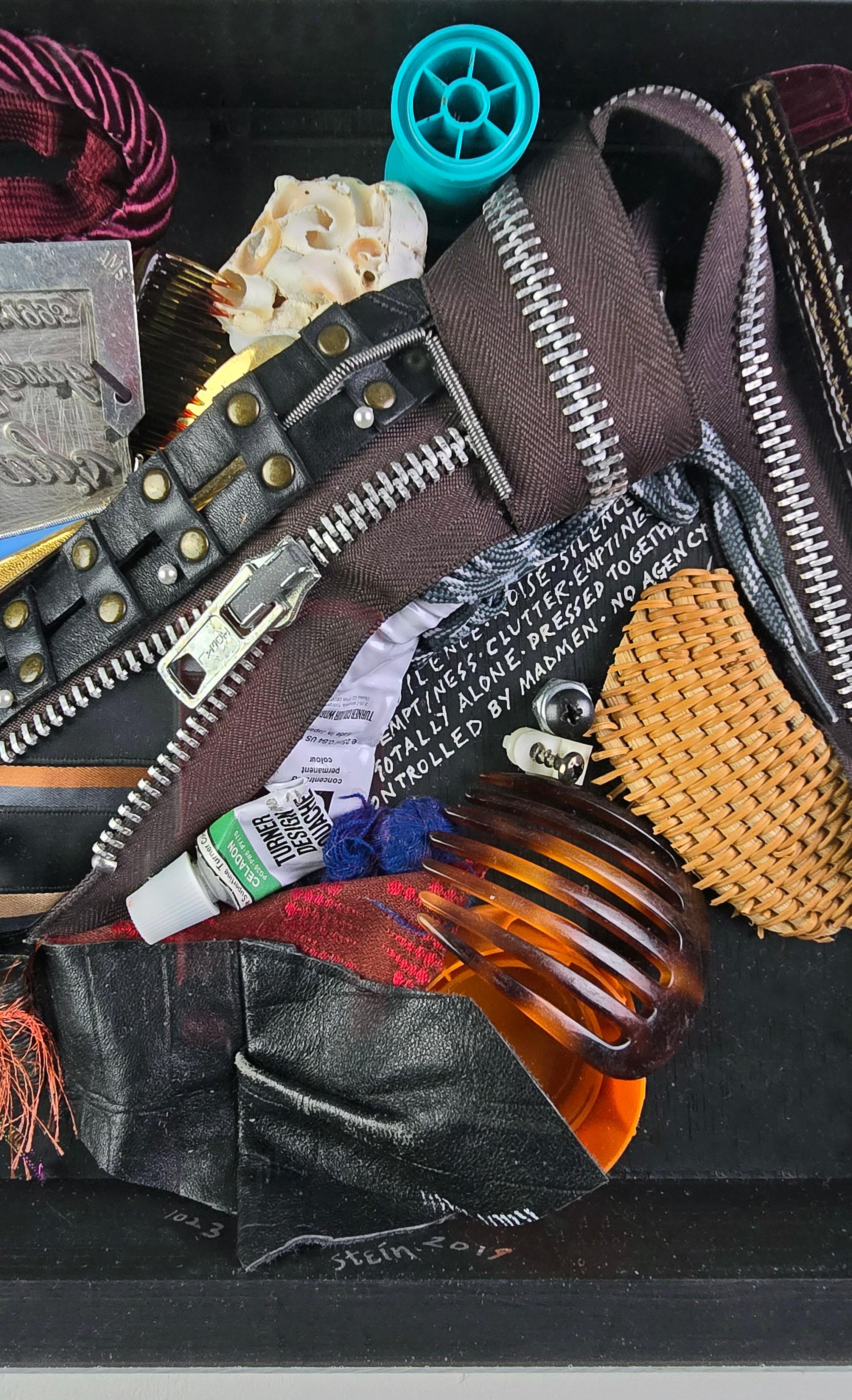 Linda Stein, Spoon to Shell 1023 - Mixed Media Shell Wood Contemporary Assemblage Sculpture

Spoon to Shell 1023 is from Linda Stein's Holocaust Heroes: Fierce Females series, which highlights Holocaust-era female heroes.

According to Stein:
“The