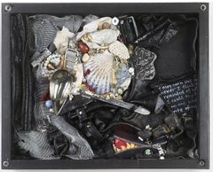 Spoon to Shell 828 - Mixed Media Shell Wood Contemporary Assemblage Skulptur