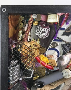 Spoon to Shell 879 - Mixed Media Shell Wood Contemporary Assemblage Skulptur