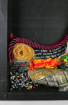 Spoon to Shell 916 - Mixed Media Shell Wood Contemporary Assemblage Sculpture