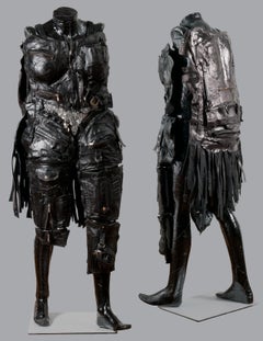 Linda Stein, Tough Love 683 - Contemporary Mixed Media Fashion Leather Sculpture