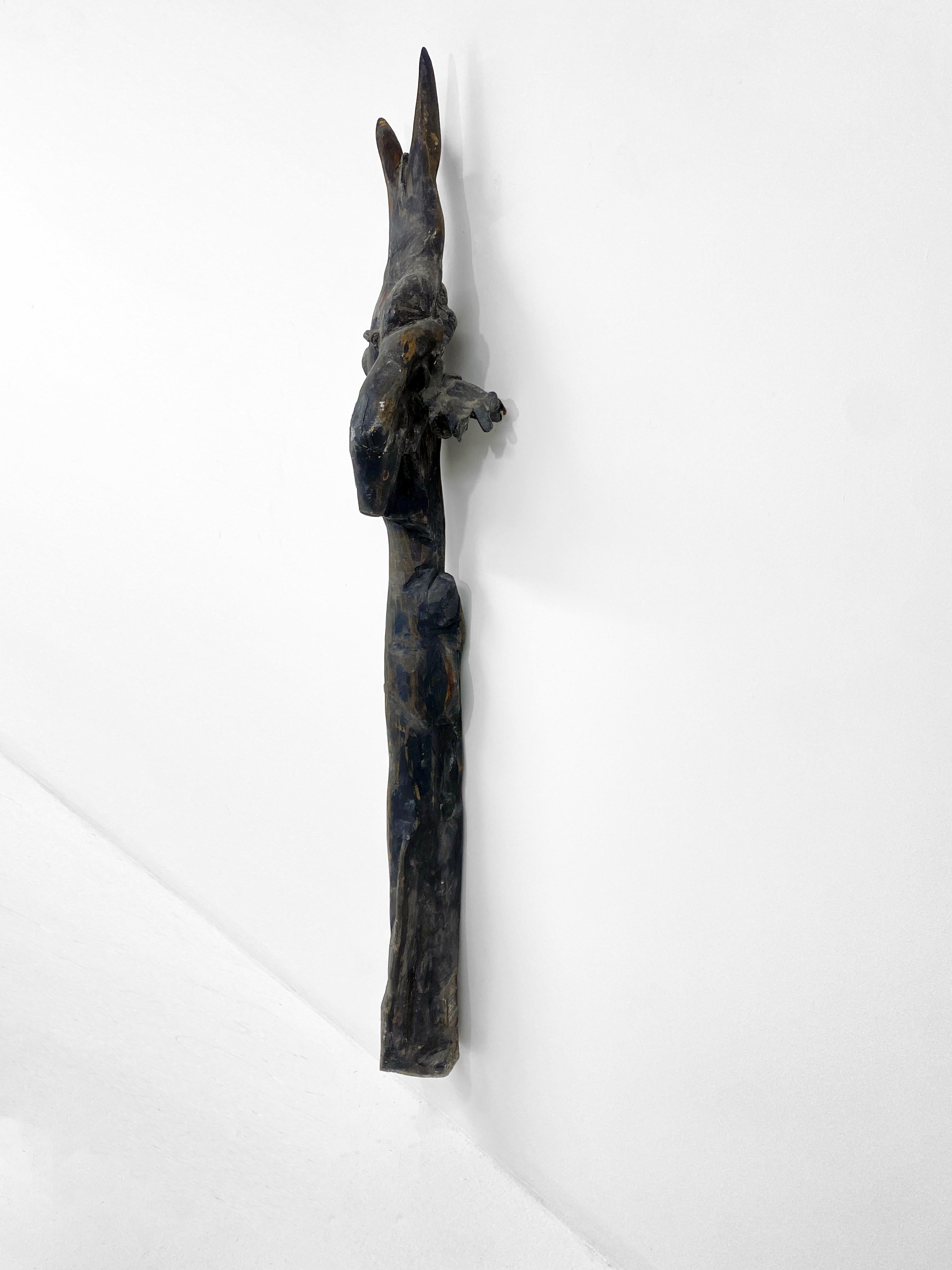 Linda Stein, Afterlife 164  - Wood, Metal, Stone, Mixed Media Contemporary Sculpture 

In the 1980s, Linda Stein began a series called Ceremonial Scepters, where she imagined an excavation by anthropologists who discovered that a long-lost