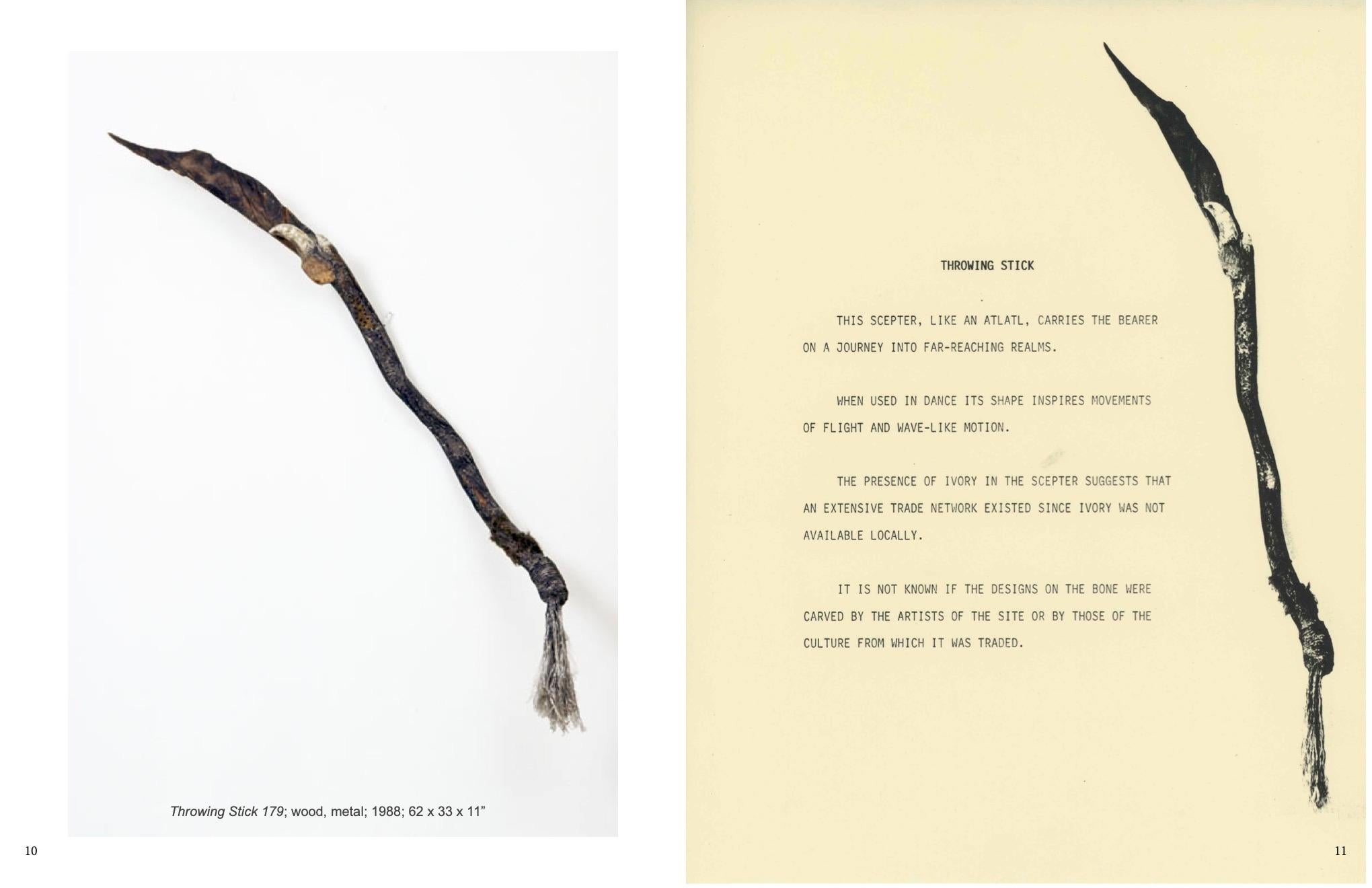 Wood, metal&wood, stone, mixed media Contemporary Sculpture - Dream Scepter 159 en vente 10