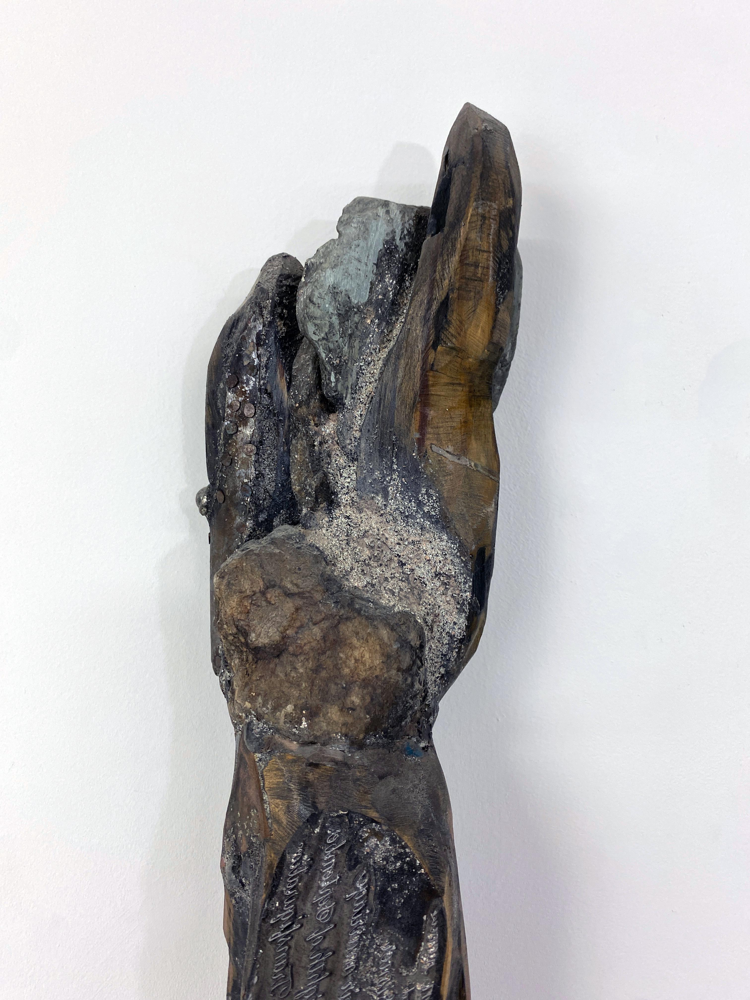 Linda Stein, The Oracle 162 - Wood, Metal, Stone, Mixed Media Contemporary Sculpture 

In the 1980s, Linda Stein began a series called Ceremonial Scepters, where she imagined an excavation by anthropologists who discovered that a long-lost