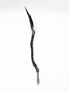 Wood, Metal, Stone, Mixed Media Contemporary Sculpture - Throwing Stick 179