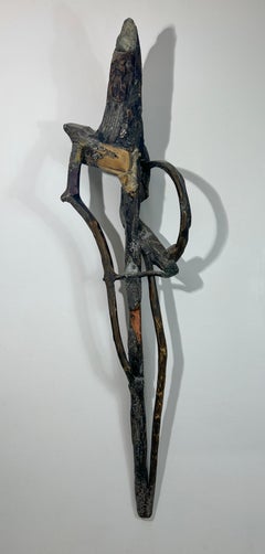 Holz, Metall, Stein, gemischte Medien Zeitgenössische Skulptur - Triumph 174